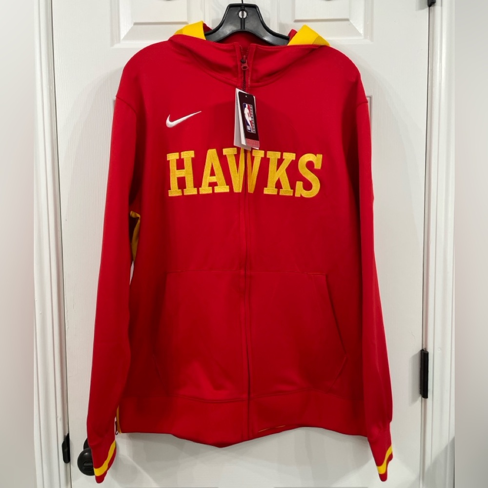 Nike NBA Atlanta Hawks Player Team Issue On-Court Therma Flex Hoodie Men size L